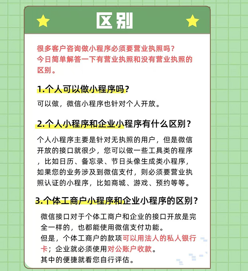 個(gè)人可以開發(fā)微信小程序嗎